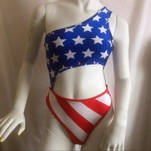 Forever 21 One Shoulder Swimsuit